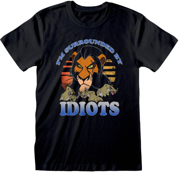 The Lion King Surrounded By Idiots T-Shirt Black