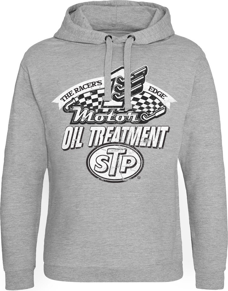 STP Oil Treatment Distressed Epic Hoodie Heather-Grau - Herren / Unisex
