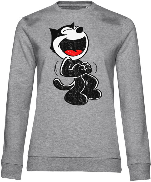 Felix the Cat Sweatshirt Hand Drawn Girly Sweatshirt UV-53-FTC004-H91-1