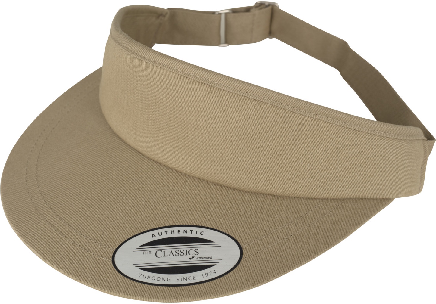 Flexfit Cap Flat Round Visor Cap Khaki - Herren / Unisex
