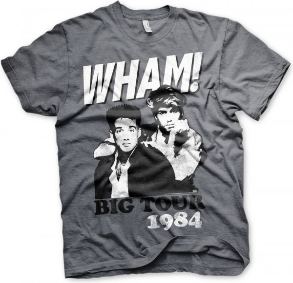Wham! Big Tour 1984 T-Shirt Dark-Heather
