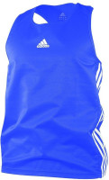 adidas Amateur Boxen leichtes Tank Top Blau/Weiß
