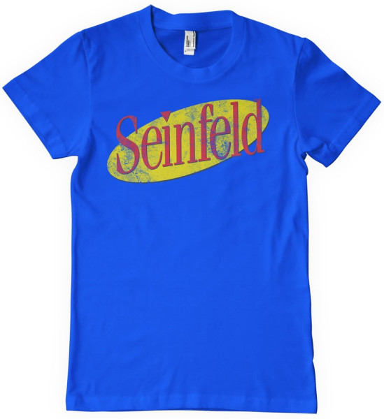 Seinfeld Washed Logo T-Shirt Blue