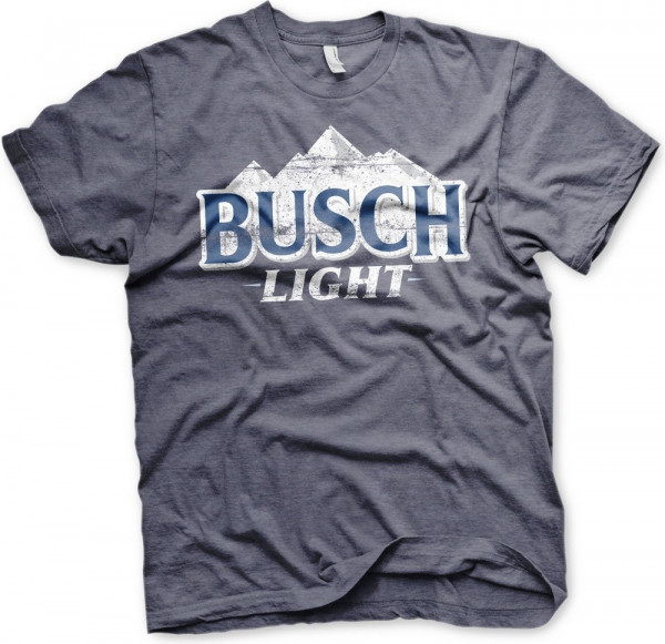 Busch Light Beer T-Shirt Navy-Heather