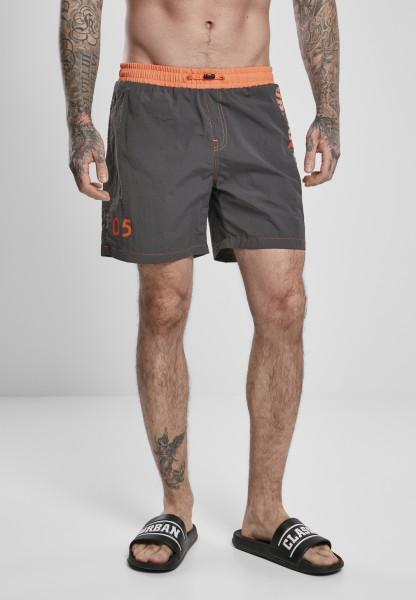 Urban Classics Swim Shorts UC Logo Swim Shorts Darkshadow