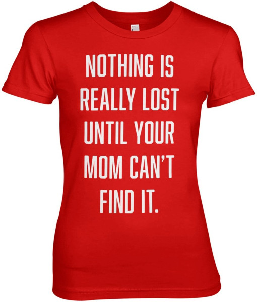 Hybris Nothing Is Lost Girly Tee Damen T-Shirt Red