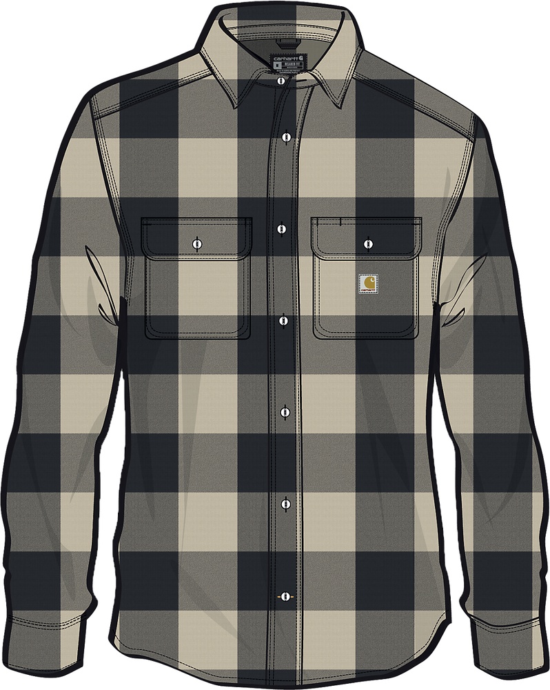 Carhartt Long-Sleeve Plaid Shirt 107013 - Herren / Unisex