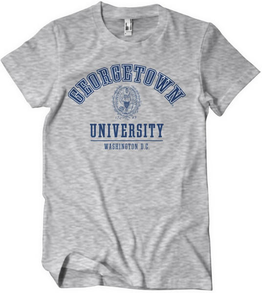 University Of Georgetown T-Shirt Heather-Grey