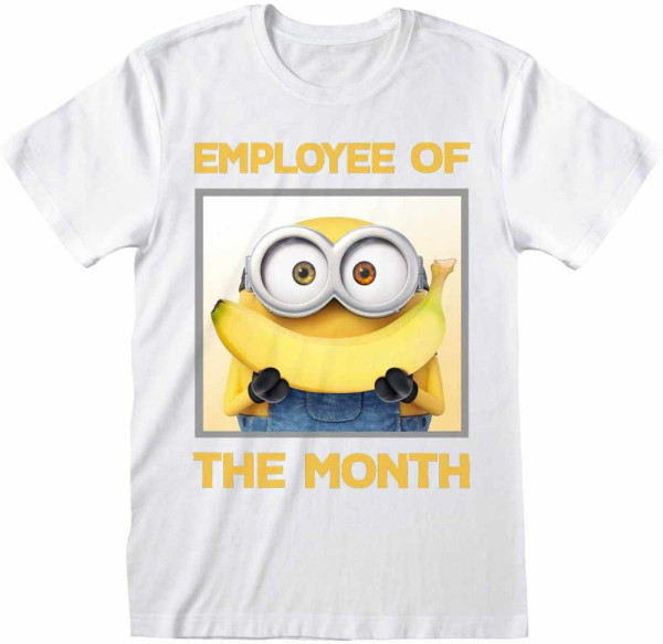 Minions - Employee Of The Month (Unisex) T-Shirt White