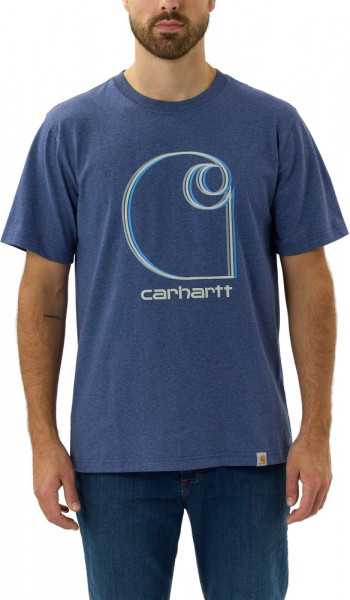 Carhartt C Graphic T-Shirt S/S Scout Blue Heather