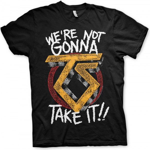 Twisted Sister We're Not Gonna Take It T-Shirt Black