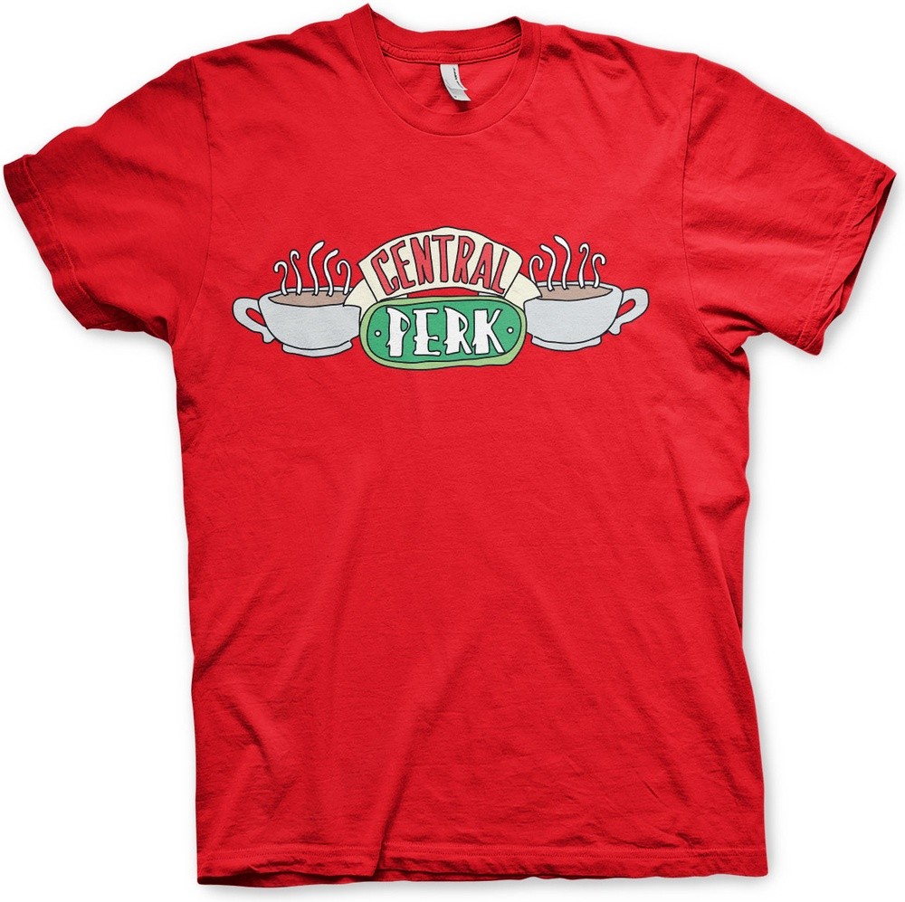 Friends Central Perk T-Shirt Rot - Herren / Unisex