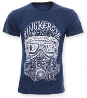 King Kerosin T-Shirt Hellracer Blue