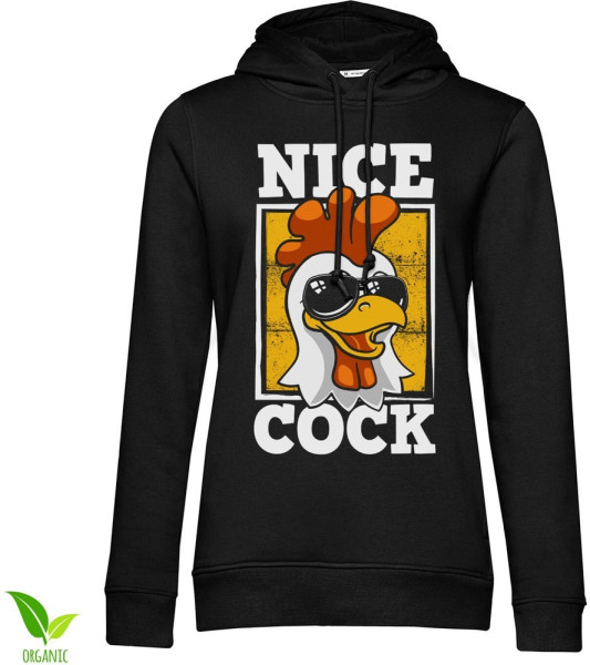 Hybris Damen Nice Cock Girls Hoodie