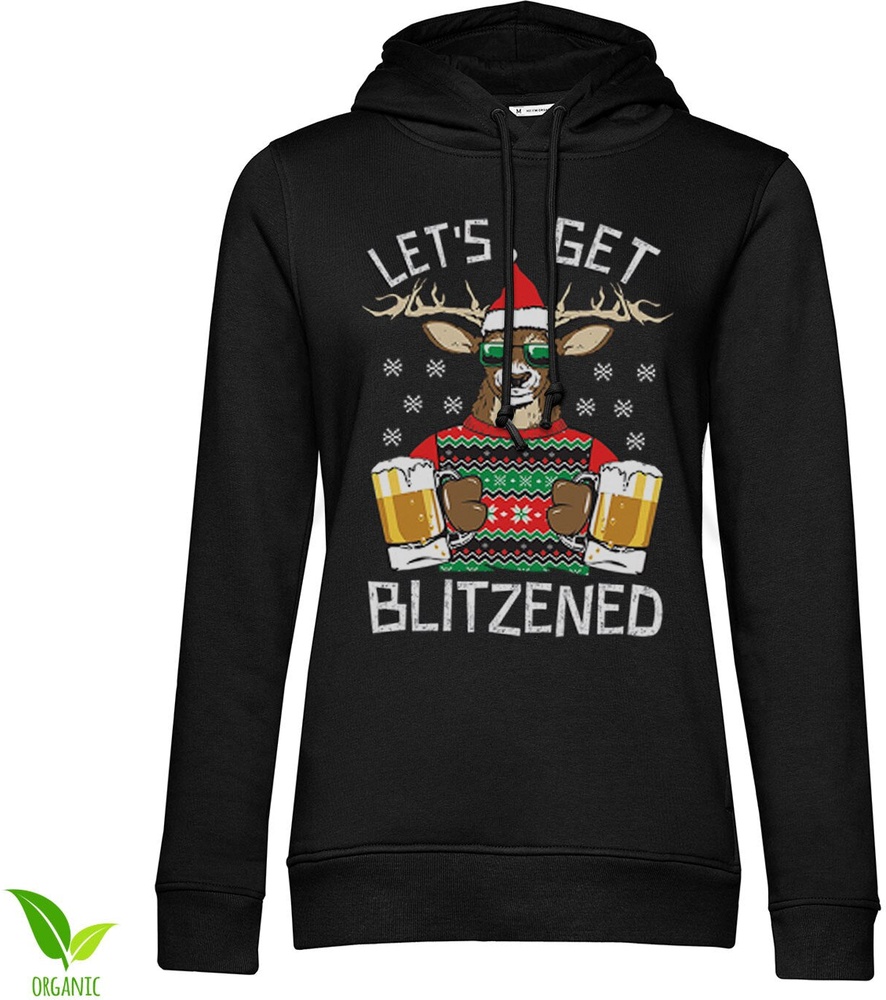Tokigt Damen Let's Get Blitzened Girls Hoodie AB-57-23410-L3 - Damen