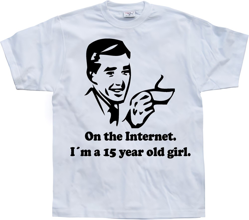 Hybris 15 Year Old Girl On The Internet Weiß - Herren / Unisex