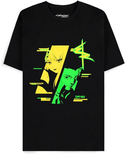 CyberPunk: Edgerunners - David & Lucy Short Sleeved T-shirt