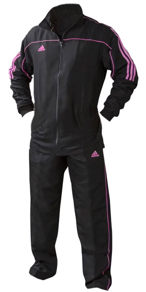 adidas Team Track Trainingshosen Schwarz/Rosa