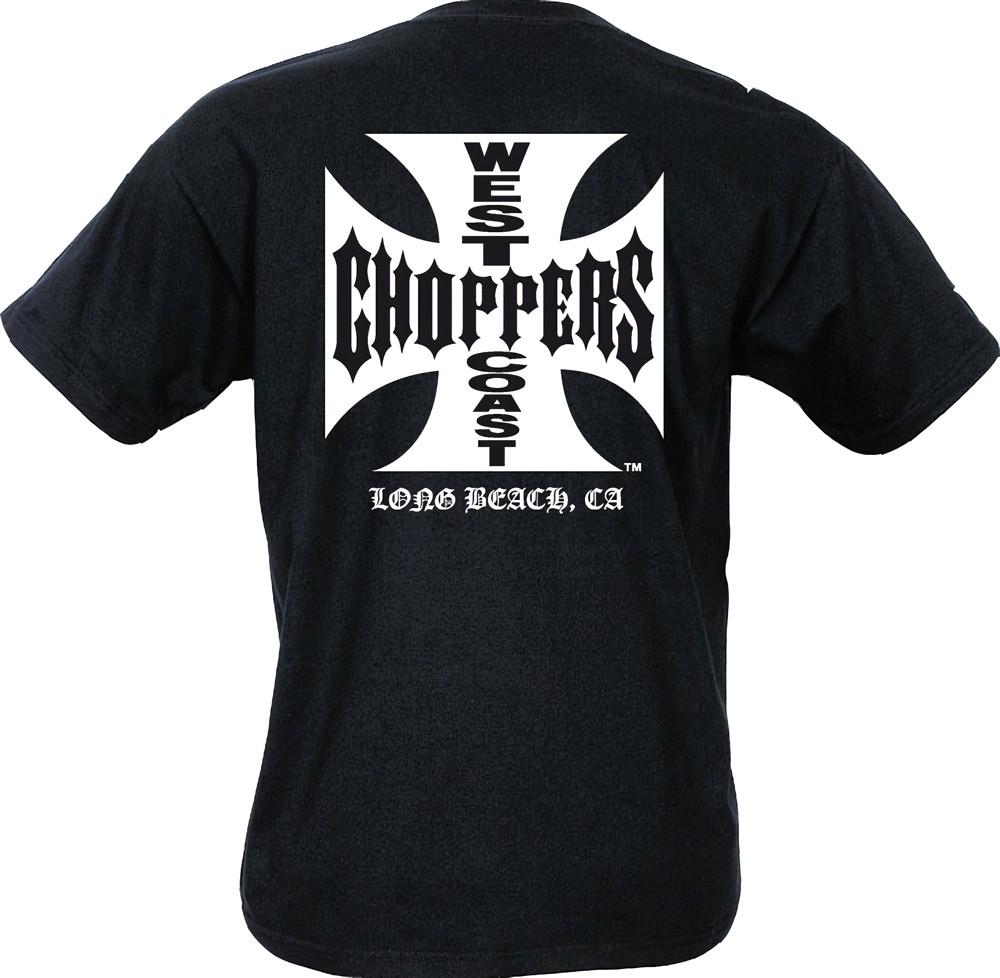 トップス WEST COAST CHOPPERS GOLDBLACK Iron Cross WCC West Coast Choppers T-Shirt Iron Cross schwarz | T-Shirts