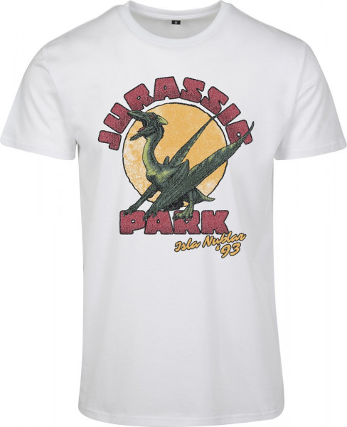 Merchcode Jurassic Park Isla Nybla Tee White