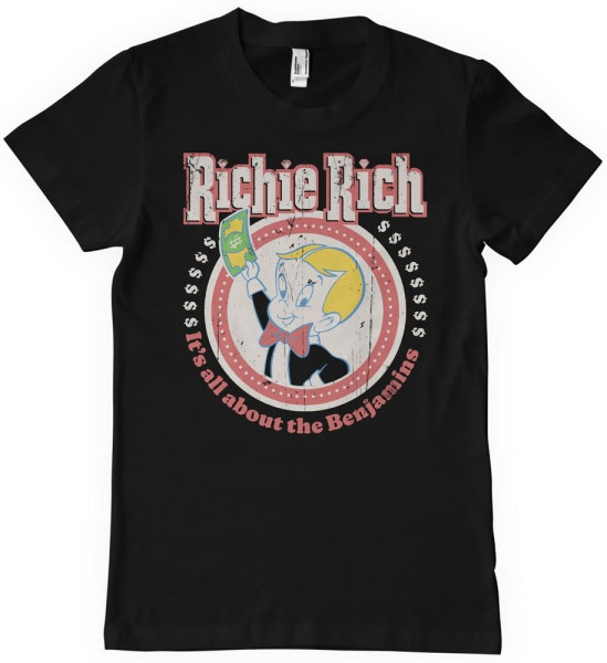 Richie Rich T-Shirt Benjamins T-Shirts UV-1-RR002-H61-7