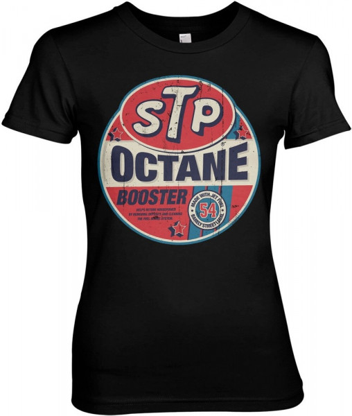 STP Octane Booster Girly Tee Damen T-Shirt Black