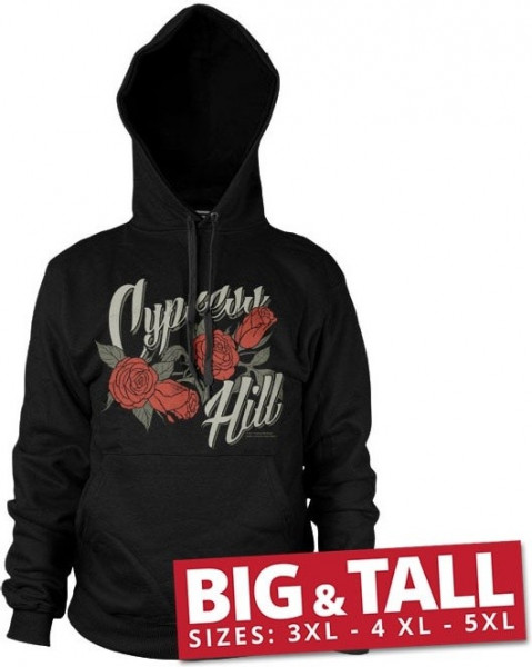 Cypress Hill Flower Big & Tall Hoodie Black