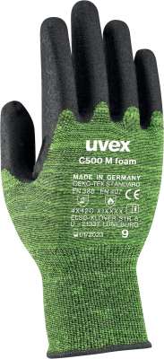 Uvex Rubipor Xs5001B 60316 – 10 Paar Schutzhandschuhe Aus Leder Für Herren