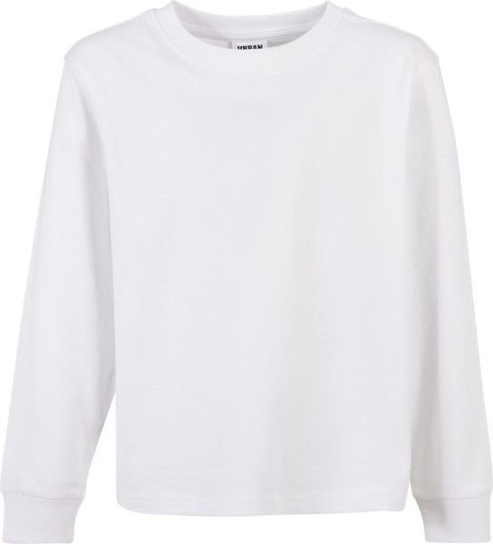 Urban Classics Jungen Boys Boxy Heavy Longsleeve White