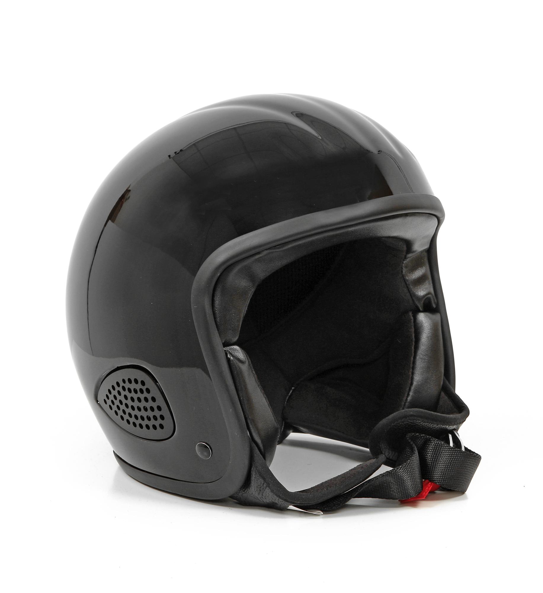 Bores Motorrad Helm Gensler Kult Jethelm mit Textil Innenfutter