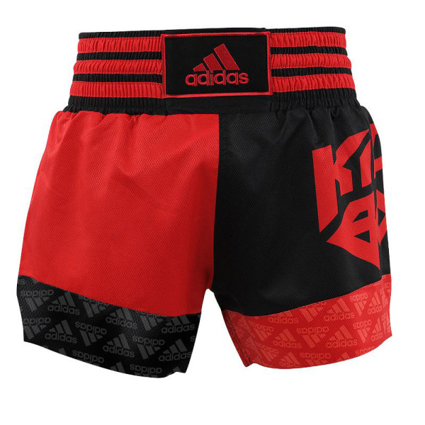 adidas KickBoxshort SKB02 schock Rot/Schwarz