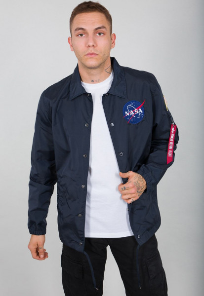 Alpha Industries NASA Coach Jacket Jacke Rep.Blue