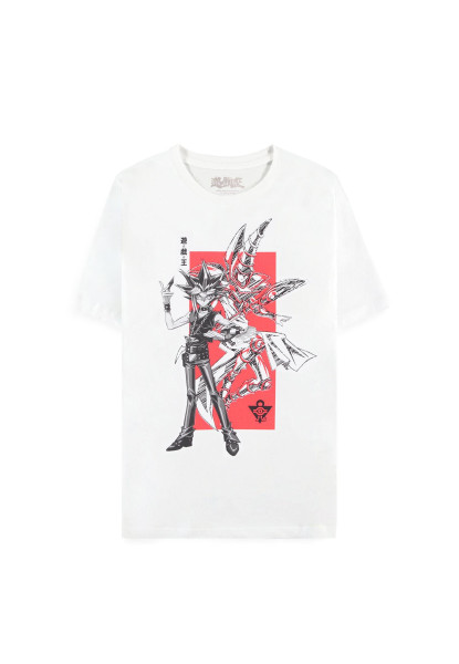 Yu-Gi-Oh! - Yami Yugi & Dark Magician - Men's Short Sleeved T-Shirt White