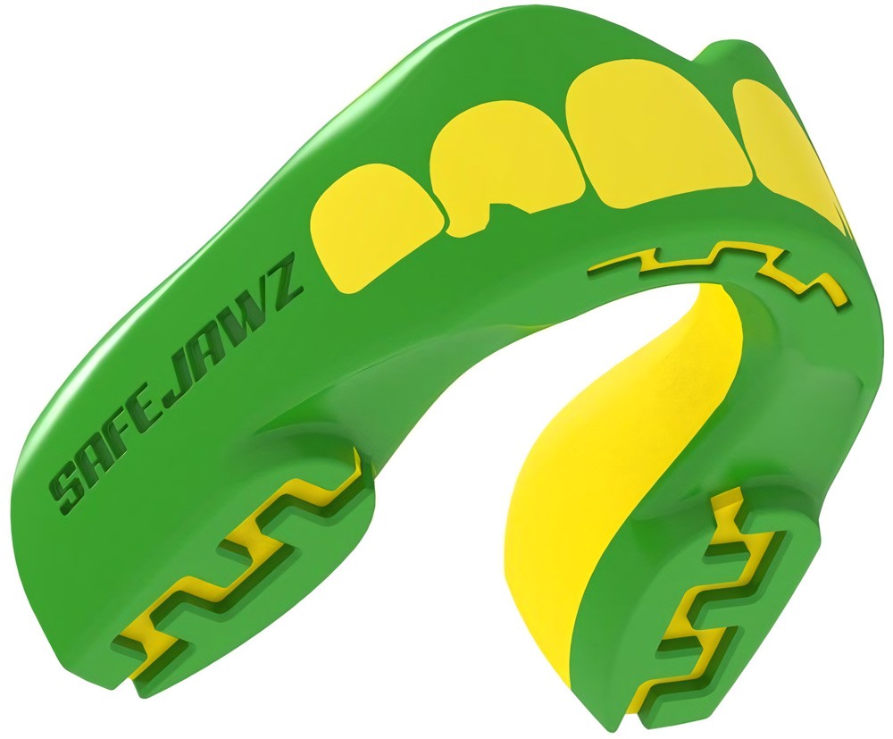 Safejawz Mundschutz Extro-Series Ogre Grün/Gelb Junior - Herren / Unisex