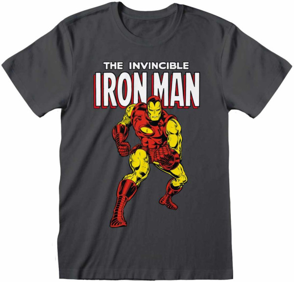 Marvel Comics Iron Man - Iron Man (Unisex) T-Shirt Charcoal