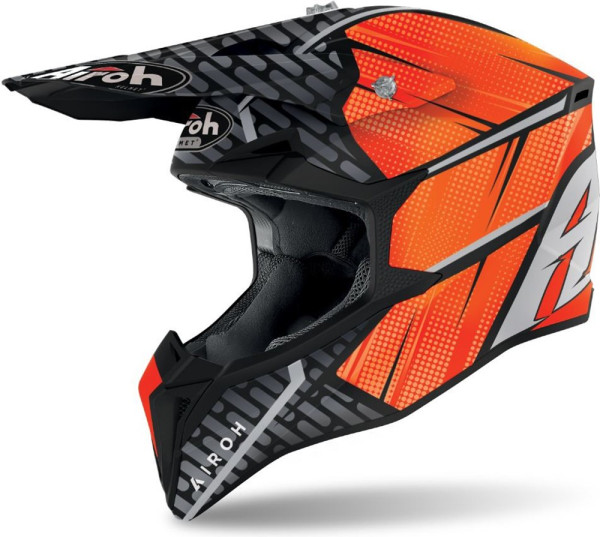 Airoh Crosshelm Wraap Idol Orange Matt
