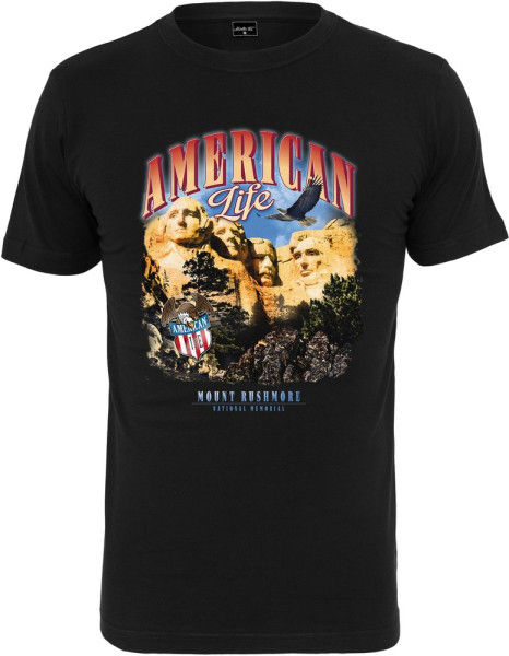 Mister Tee T-Shirt American Life Mount Roushmore Tee