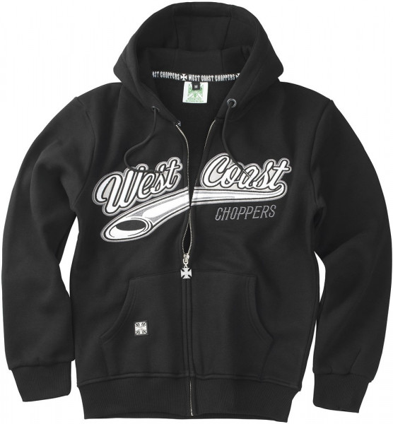 WCC West Coast Choppers Zip Hoody - Black