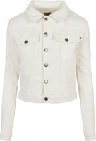 Urban Classics Damen Ladies Organic Denim Jacket Offwhite Raw