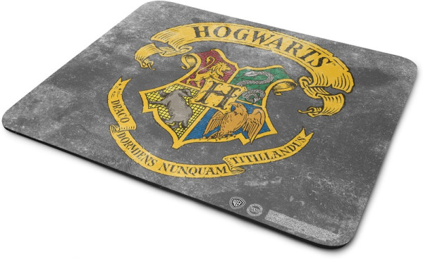 Harry Potter Hogwarts Crest Mouse Pad 3-Pack Grey