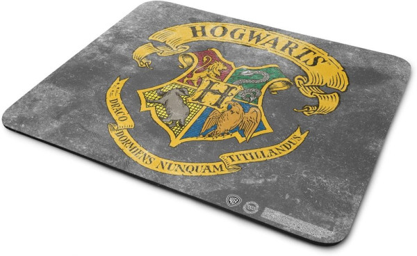 Harry Potter Hogwarts Crest Mouse Pad 3-Pack Grey