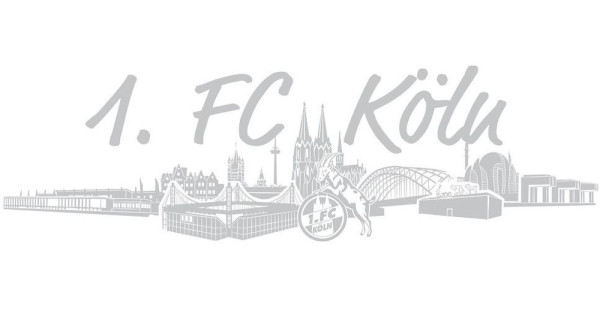 1. FC Köln Autoaufkleber Skyline 5020063
