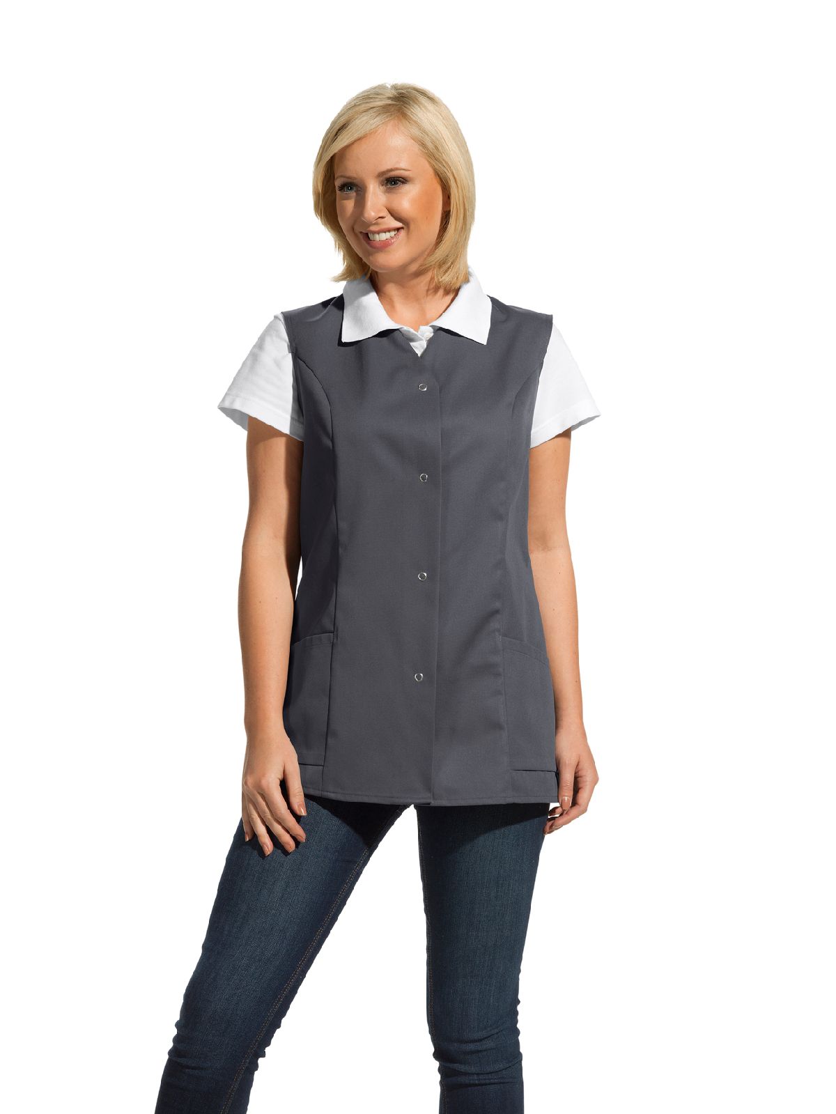 Leiber Damen Hosenkasack ohne Ärmel 04/2442/12 Grau - Damen