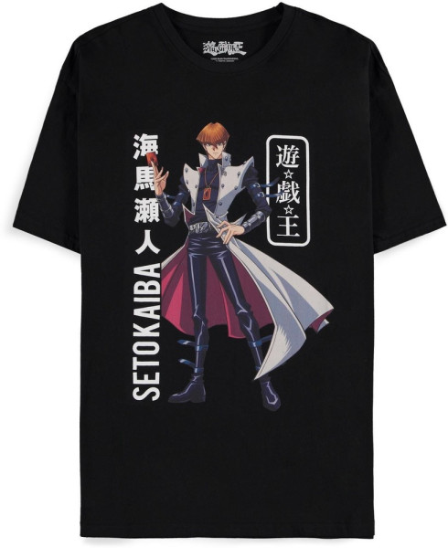 Yu-Gi-Oh! - Seto Kaiba - Men's Short Sleeved T-Shirt Black