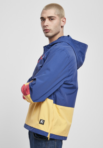 Starter Black Label Jacket Starter Multicolored Logo Windbreaker Red/Blue/Yellow