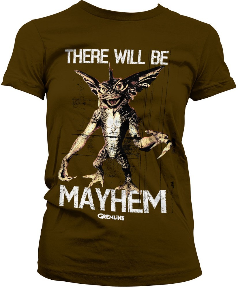 Gremlins Damen There Will Be Mayhem Girly Tee - Damen