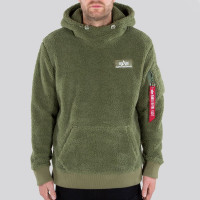 Alpha Industries Sweatshirt Teddy Hoody Sage-Green