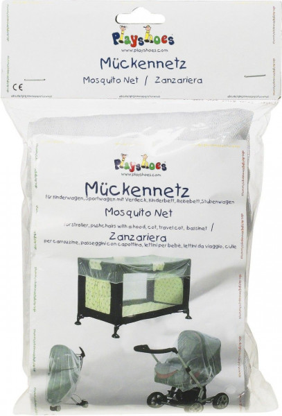 Playshoes Kinder Universal-Mückennetz Schwarz