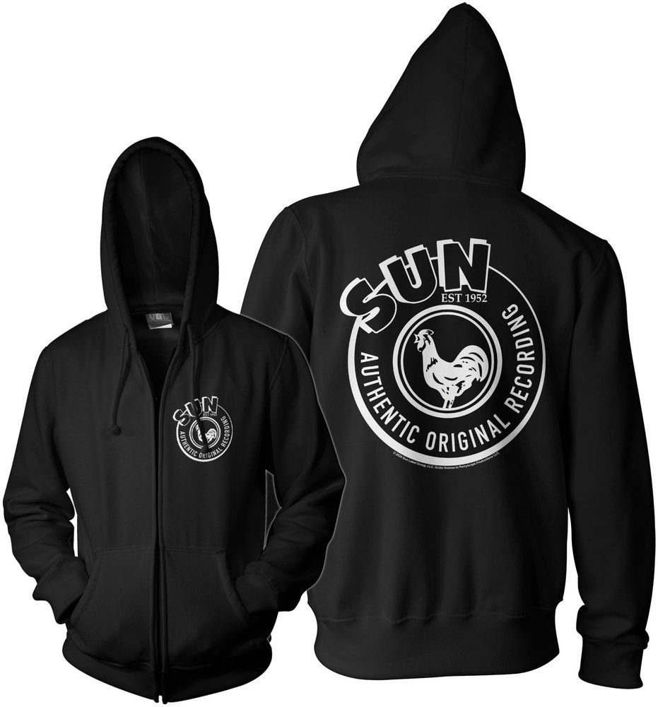 Sun Records Authentic Original Recording Zipped Hoodie PS-19-SUN004-H42-2 - Herren / Unisex