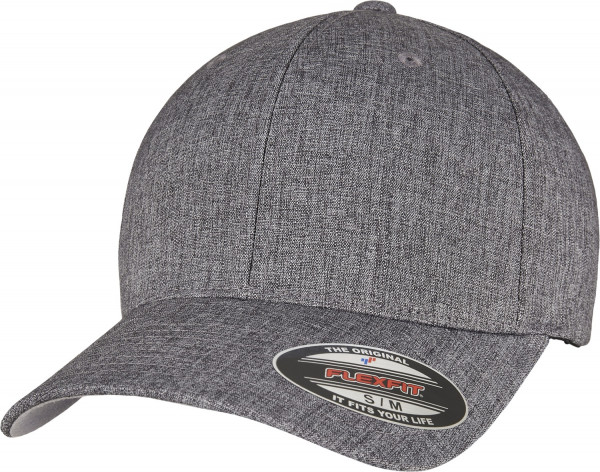 Flexfit Cap HEATHERLIGHT CAP Melange Dark Grey